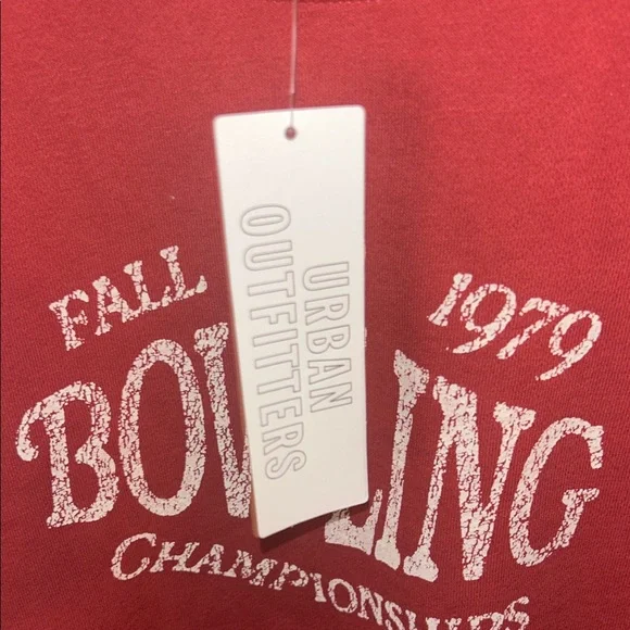 BDG Vibrant Red Sweatshirt - Picture 9 of 10